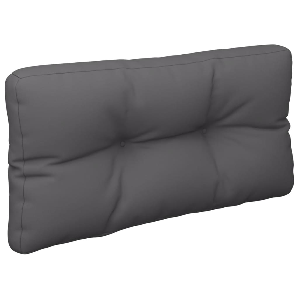 vidaXL Coussin de palette anthracite 80x40x12 cm Tissu