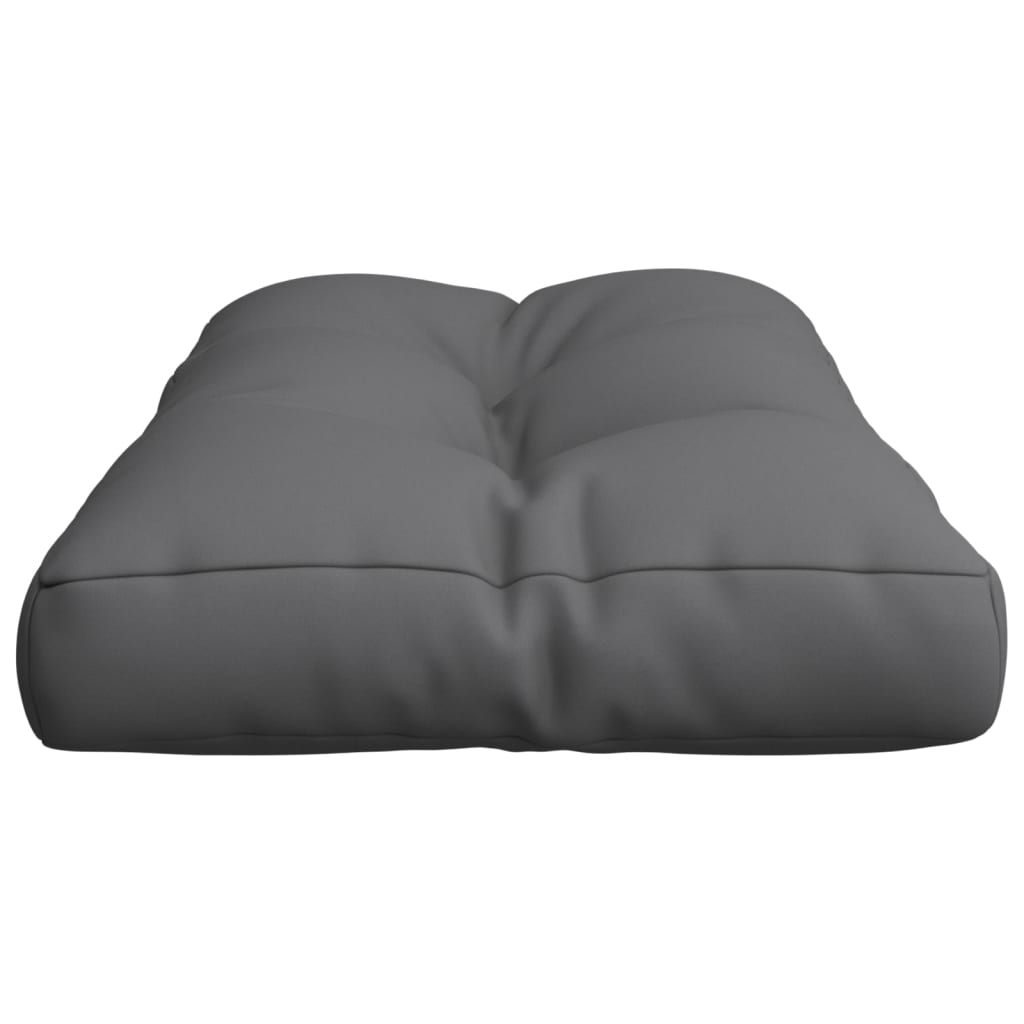 vidaXL Coussin de palette anthracite 80x40x12 cm Tissu