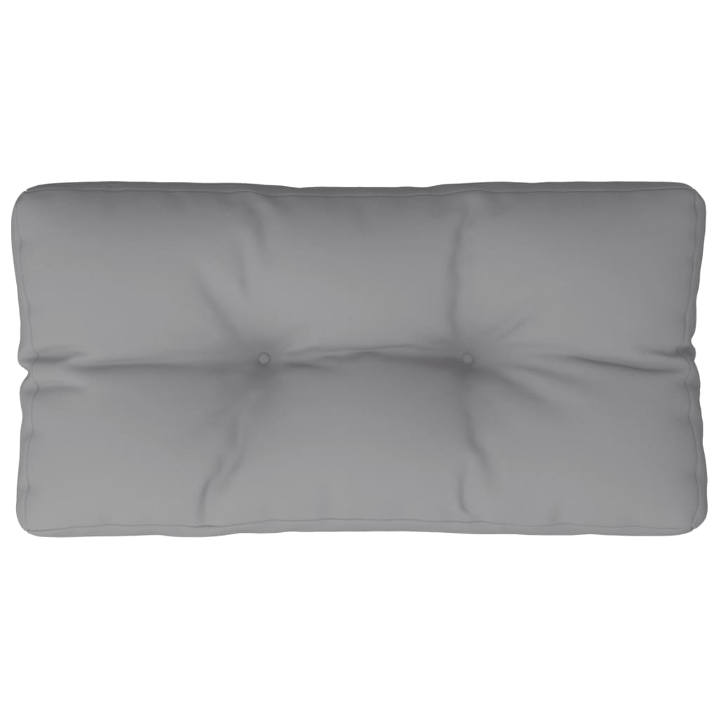 vidaXL Coussin de palette gris 80x40x12 cm Tissu