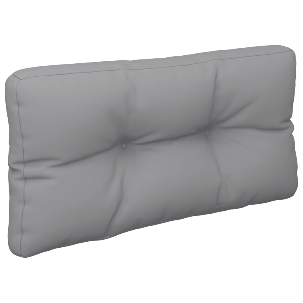 vidaXL Coussin de palette gris 80x40x12 cm Tissu