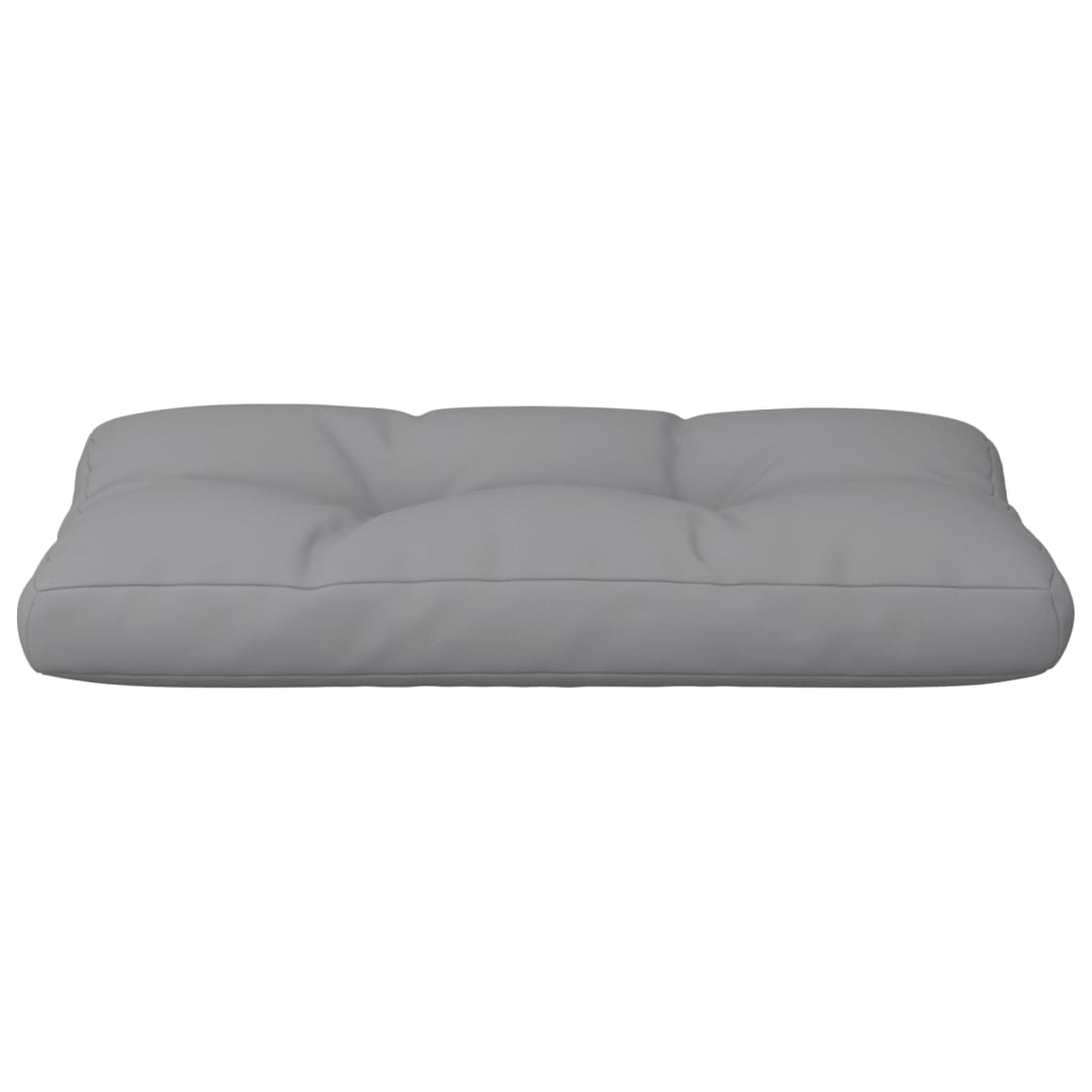 vidaXL Coussin de palette gris 80x40x12 cm Tissu