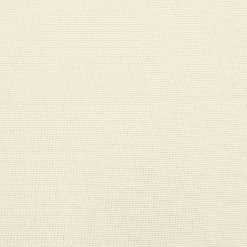 vidaXL Coussin de palette crème 80x40x12 cm Tissu