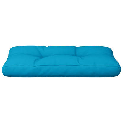 vidaXL Coussin de palette bleu clair 80x40x12 cm tissu