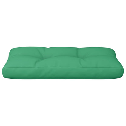vidaXL Coussin de palette Vert 80x40x12 cm Tissu