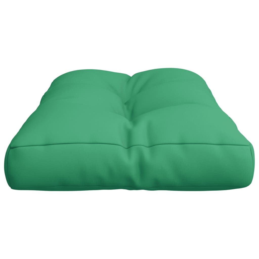 vidaXL Coussin de palette Vert 80x40x12 cm Tissu
