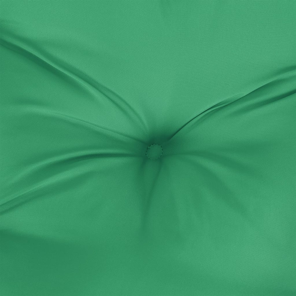 vidaXL Coussin de palette Vert 80x40x12 cm Tissu