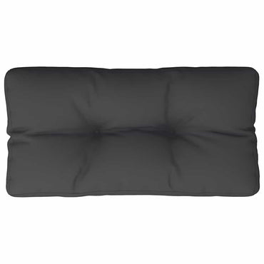 vidaXL Coussins de palette Noir 80x40x12 cm Tissu