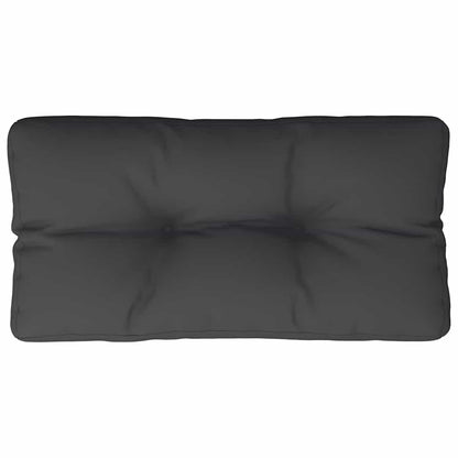 vidaXL Coussins de palette Noir 80x40x12 cm Tissu