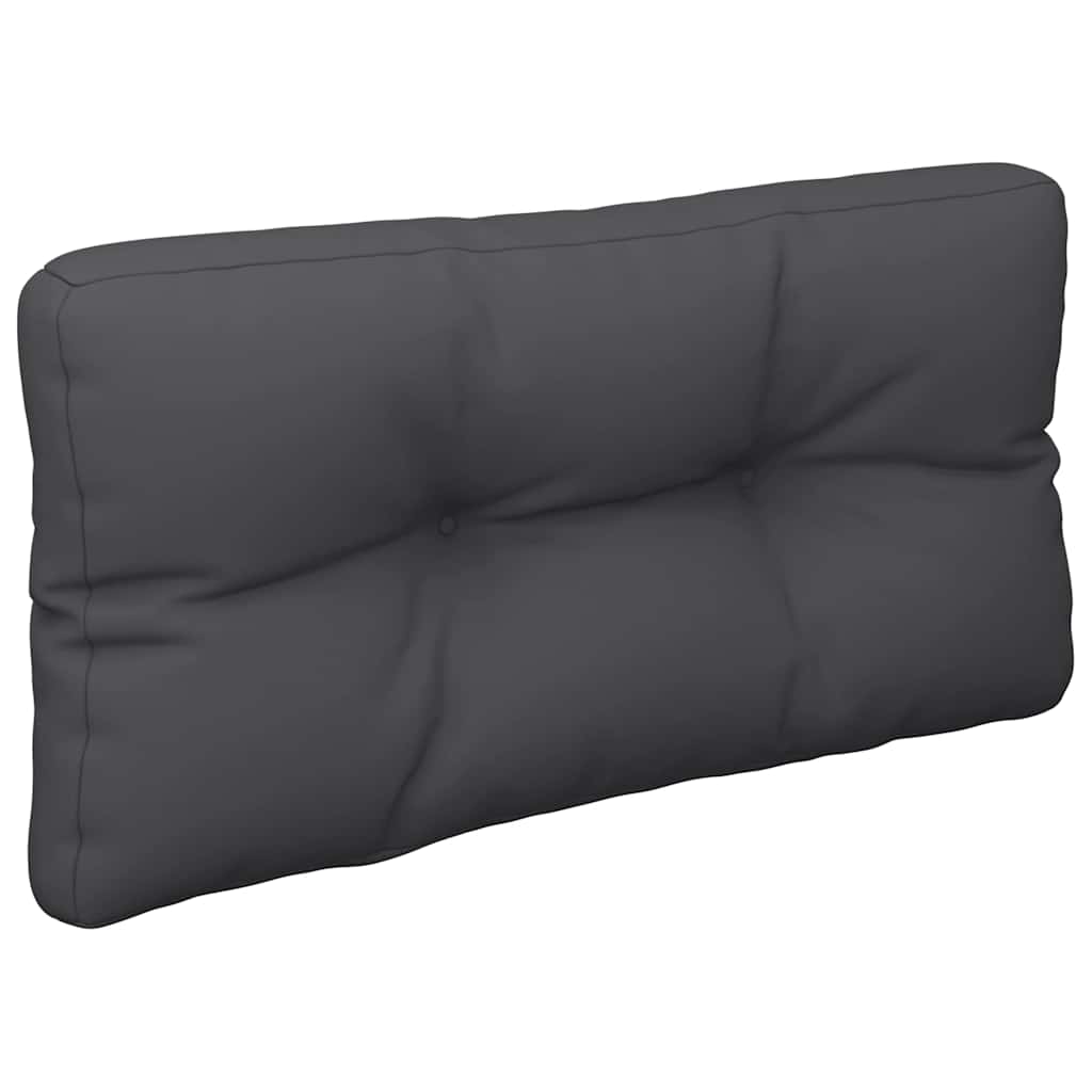 vidaXL Coussins de palette Noir 80x40x12 cm Tissu