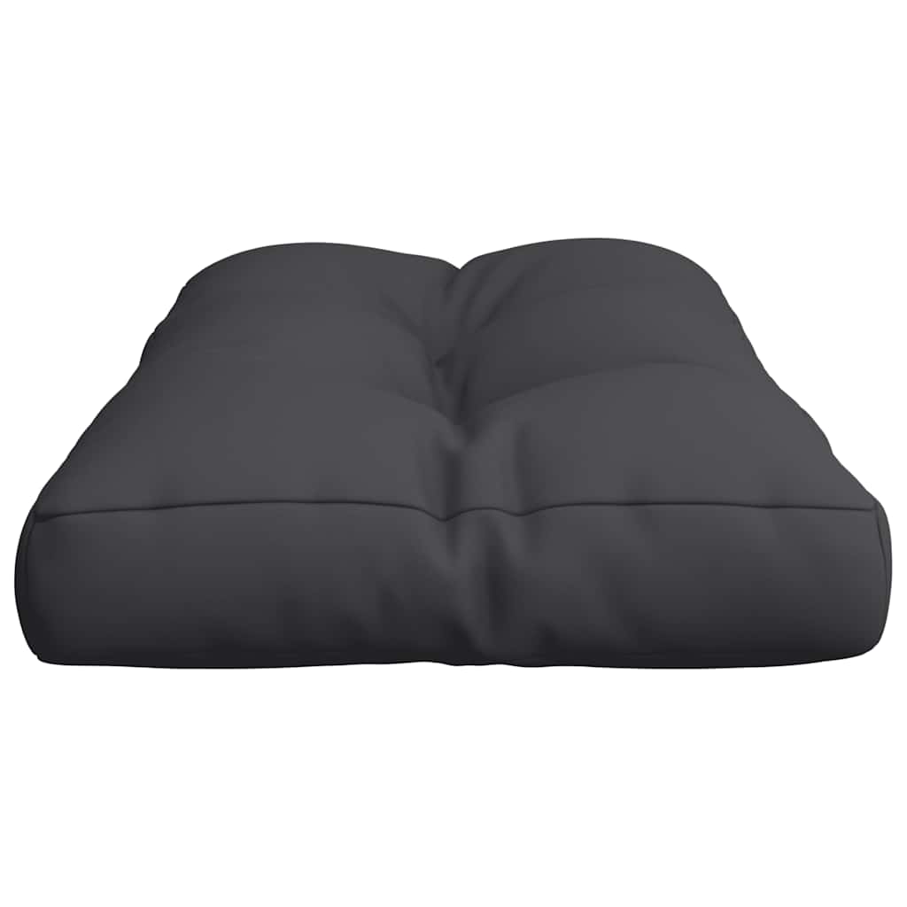vidaXL Coussins de palette Noir 80x40x12 cm Tissu