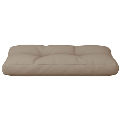 vidaXL Coussins de palette Taupe 80x40x12 cm Tissu