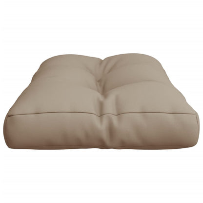 vidaXL Coussins de palette Taupe 80x40x12 cm Tissu