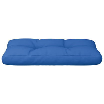 vidaXL Coussin de palette bleu roi 80x40x12 cm tissu