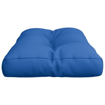 vidaXL Coussin de palette bleu roi 80x40x12 cm tissu