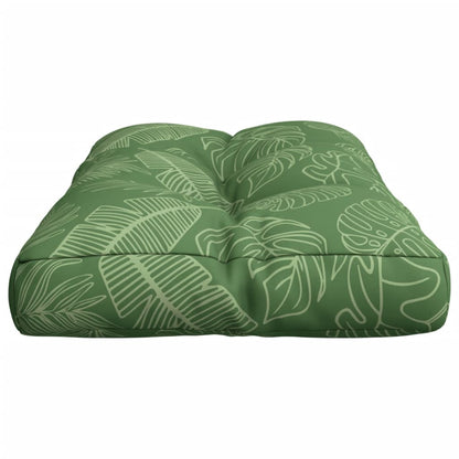 vidaXL Palettenkissen Blattmuster 80x40x12 cm Stoff
