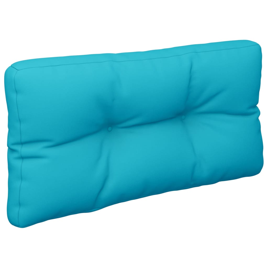vidaXL Coussin de palette turquoise 80x40x12 cm Tissu