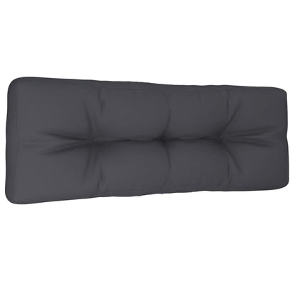 vidaXL Coussin de palette Anthracite 120x40x12 cm Tissu