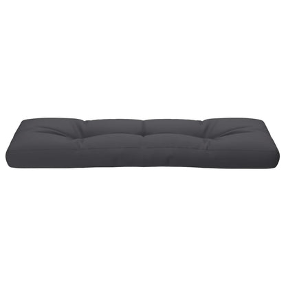 vidaXL Coussin de palette Anthracite 120x40x12 cm Tissu
