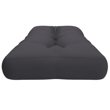 vidaXL Coussin de palette Anthracite 120x40x12 cm Tissu