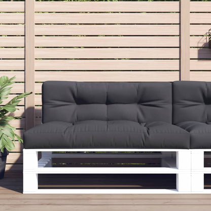 vidaXL Coussin de palette Anthracite 120x40x12 cm Tissu