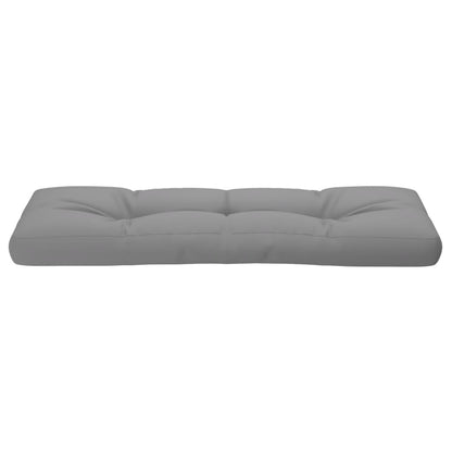 vidaXL Coussins de palette Gris 120x40x12 cm Tissu
