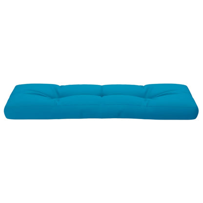 vidaXL Coussin de palette Bleu clair 120x40x12 cm Tissu