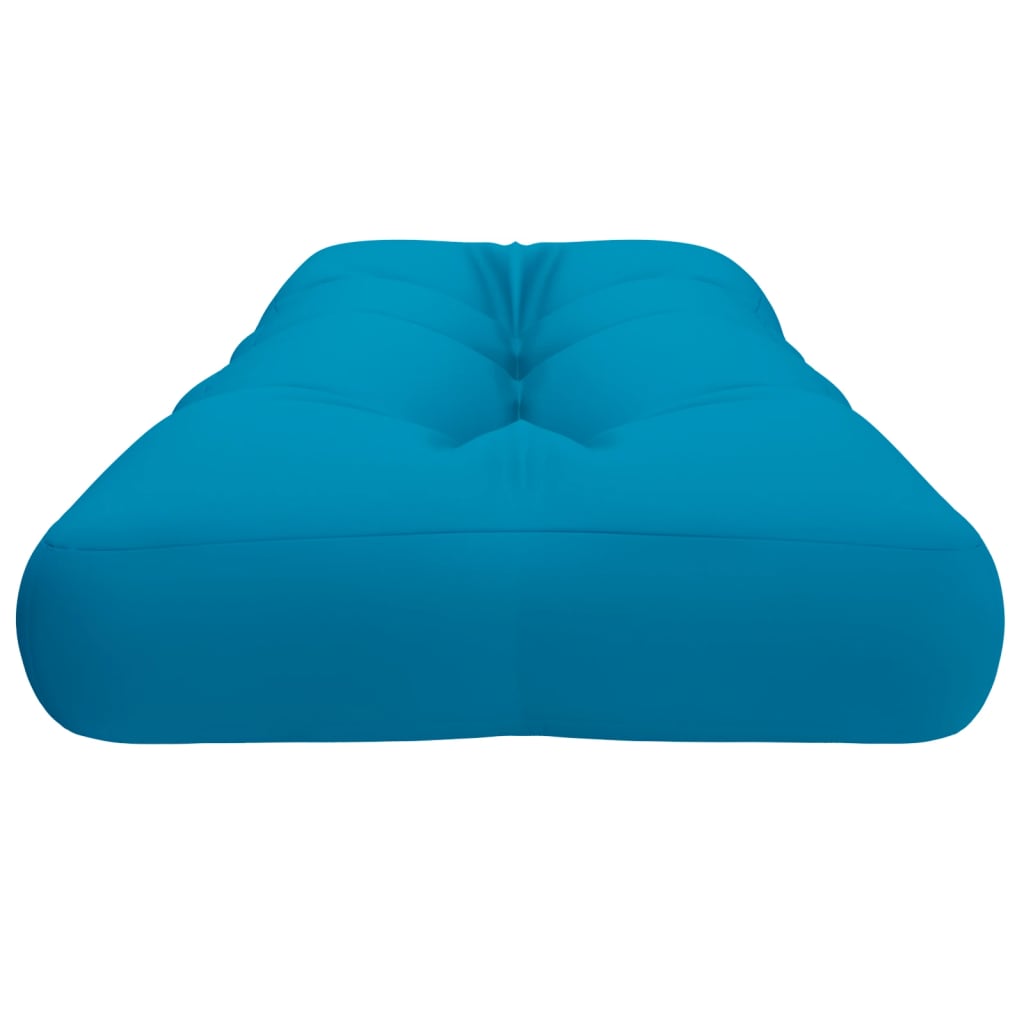 vidaXL Coussin de palette Bleu clair 120x40x12 cm Tissu