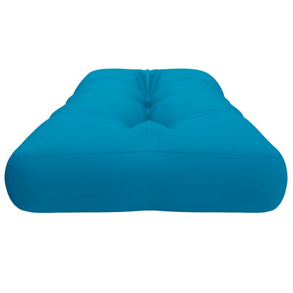 vidaXL Coussin de palette Bleu clair 120x40x12 cm Tissu