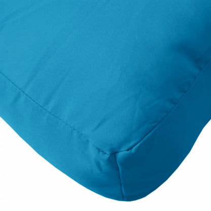 vidaXL Coussin de palette Bleu clair 120x40x12 cm Tissu
