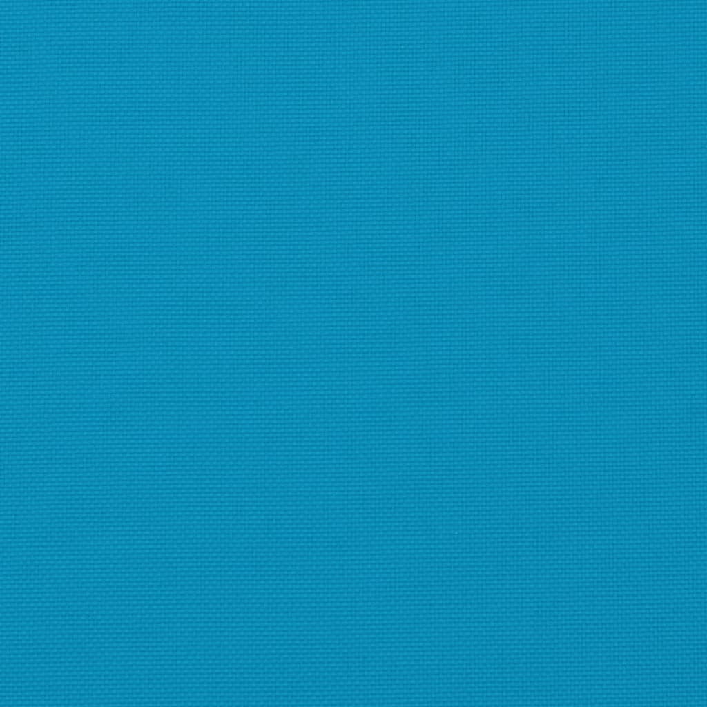 vidaXL Coussin de palette Bleu clair 120x40x12 cm Tissu