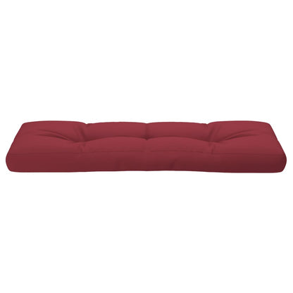 vidaXL Palettenkissen Weinrot 120x40x12 cm Stoff