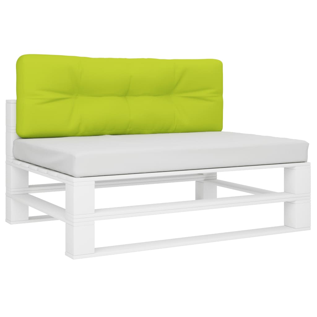 vidaXL Palettenkissen Knallgrün 120x40x12 cm Stoff
