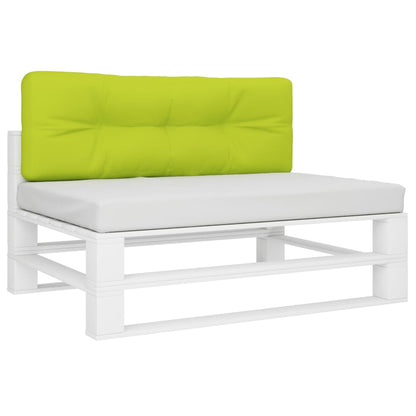 vidaXL Palettenkissen Knallgrün 120x40x12 cm Stoff