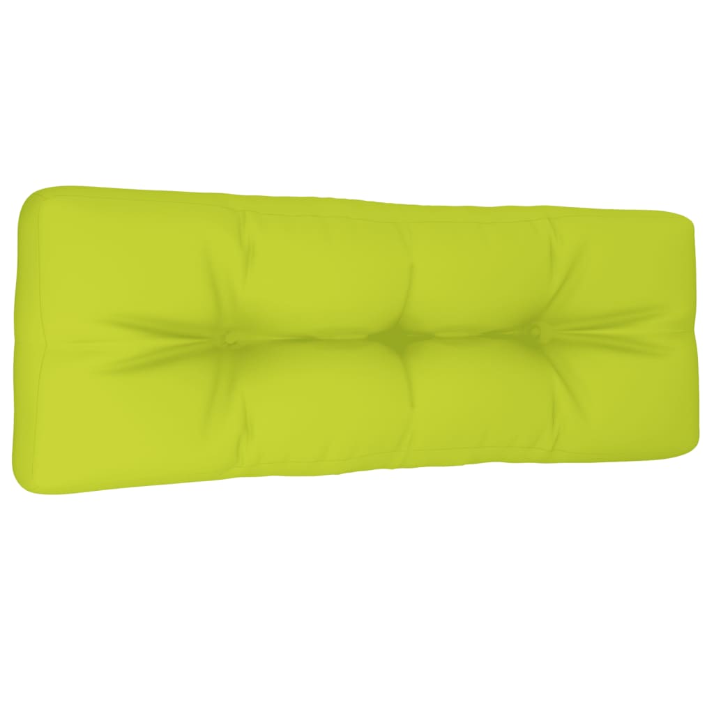 vidaXL Palettenkissen Knallgrün 120x40x12 cm Stoff