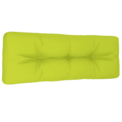 vidaXL Palettenkissen Knallgrün 120x40x12 cm Stoff