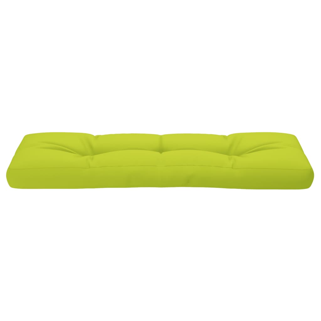 vidaXL Palettenkissen Knallgrün 120x40x12 cm Stoff