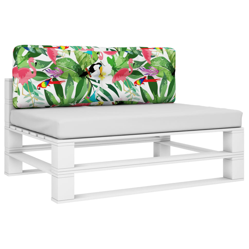 vidaXL Coussins de palette multicolores 120x40x12 cm Tissu