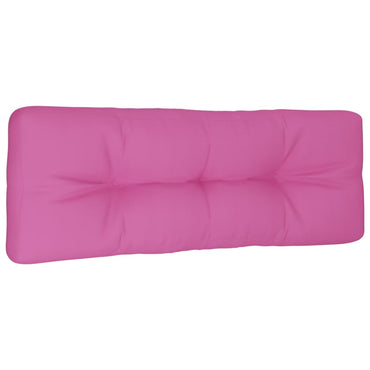 vidaXL Coussin de palette rose 120x40x12 cm tissu