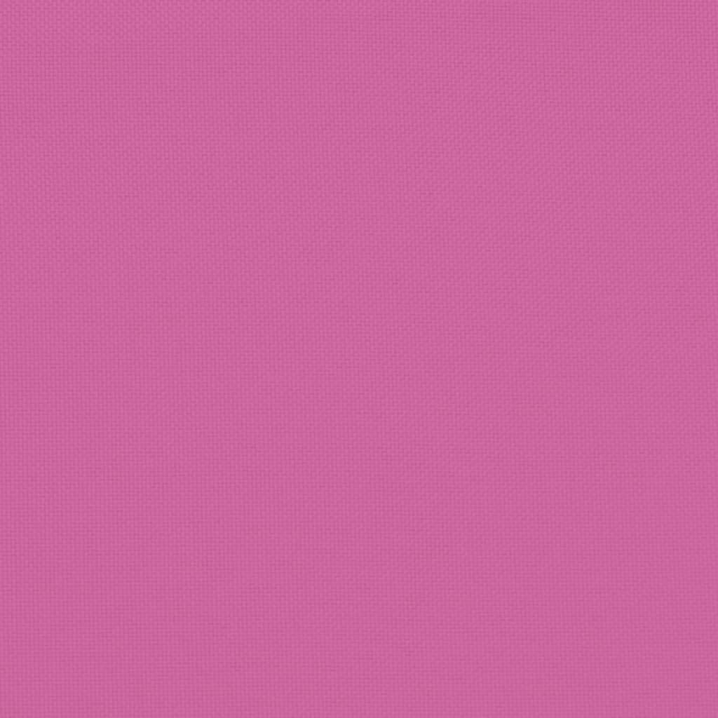 vidaXL Coussin de palette rose 120x40x12 cm tissu