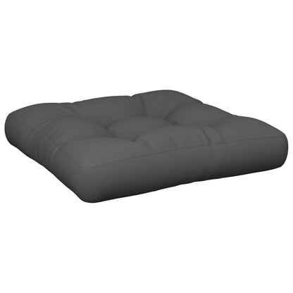 vidaXL Coussins de palette 2 pcs Anthracite Tissu