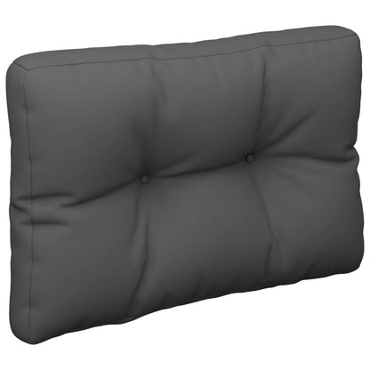 vidaXL Coussins de palette 2 pcs Anthracite Tissu