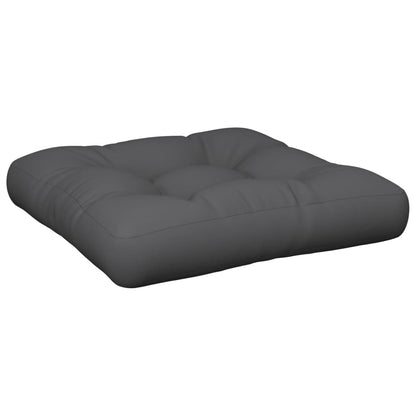 vidaXL Coussins de palette 2 pcs Anthracite Tissu