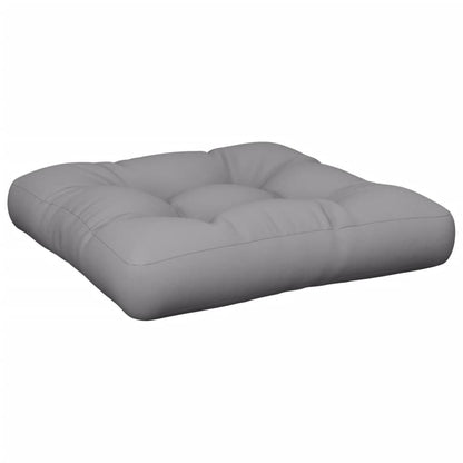 vidaXL Coussins pour palettes 2 pcs Gris Tissu