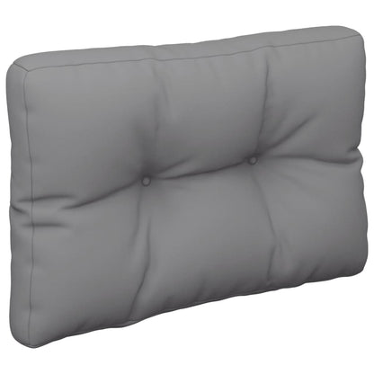vidaXL Coussins pour palettes 2 pcs Gris Tissu