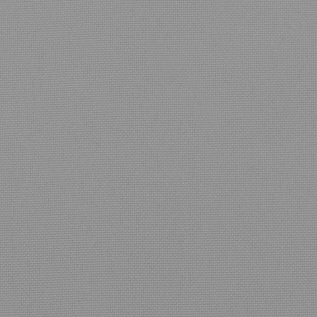 vidaXL Coussins pour palettes 2 pcs Gris Tissu
