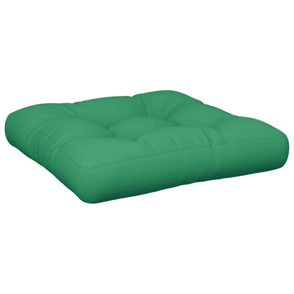 vidaXL Coussins de palette 2 pcs Vert Tissu
