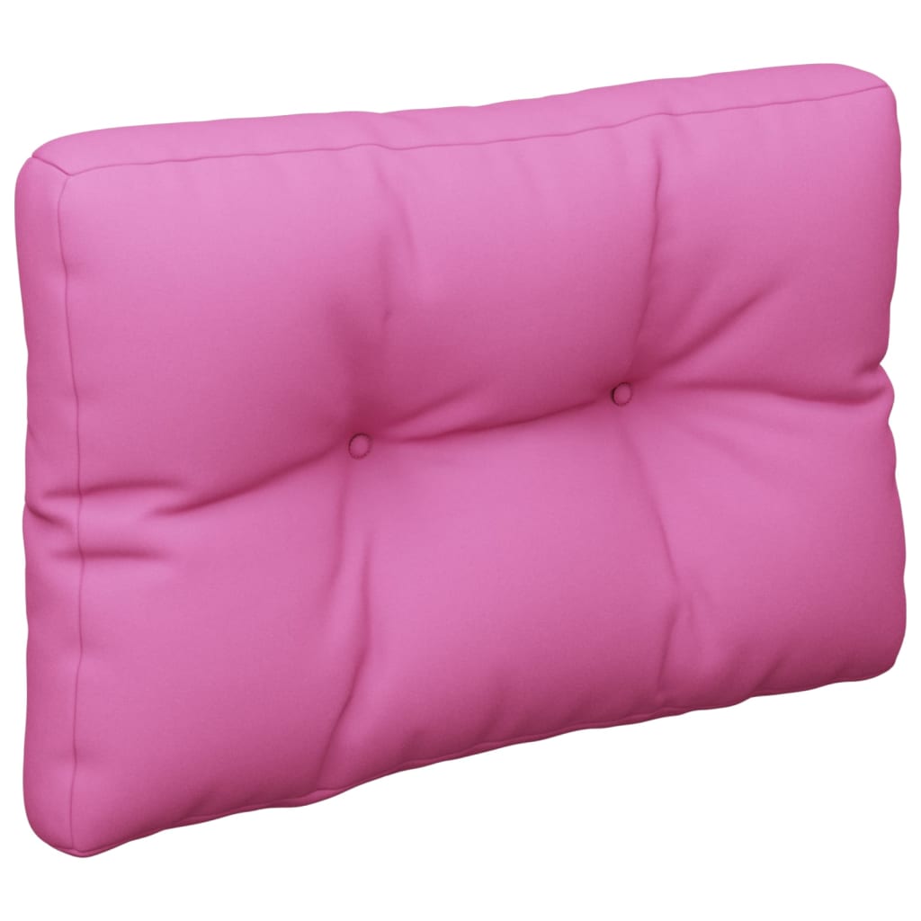vidaXL Coussins de palette 2 pcs Tissu rose