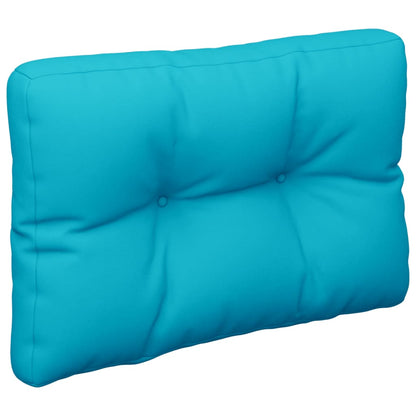 vidaXL Coussins de palette 2 pcs Turquoise Tissu
