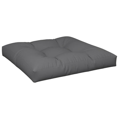 vidaXL Coussins de palette 2 pcs Anthracite Tissu