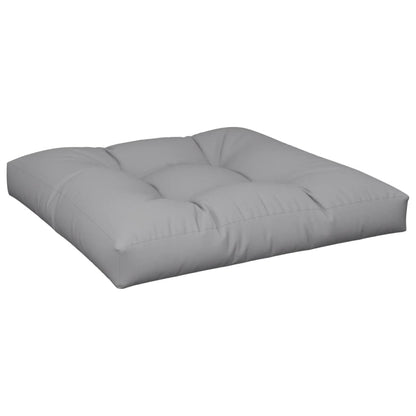 vidaXL Coussins pour palettes 2 pcs Gris Tissu